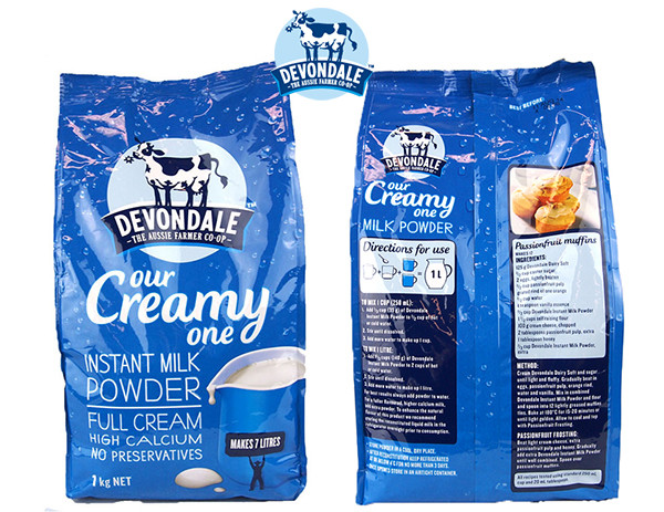 SỮA  BỘT 1KG DEVONDALE- ÚC NK.DATE TT6/26