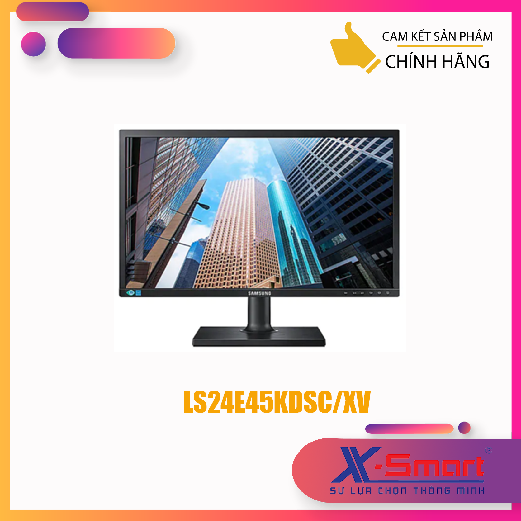 Màn Hình Samsung LS24E45KDSC/XV 24 INCHES (1920x1080/TN/60Hz/5ms)