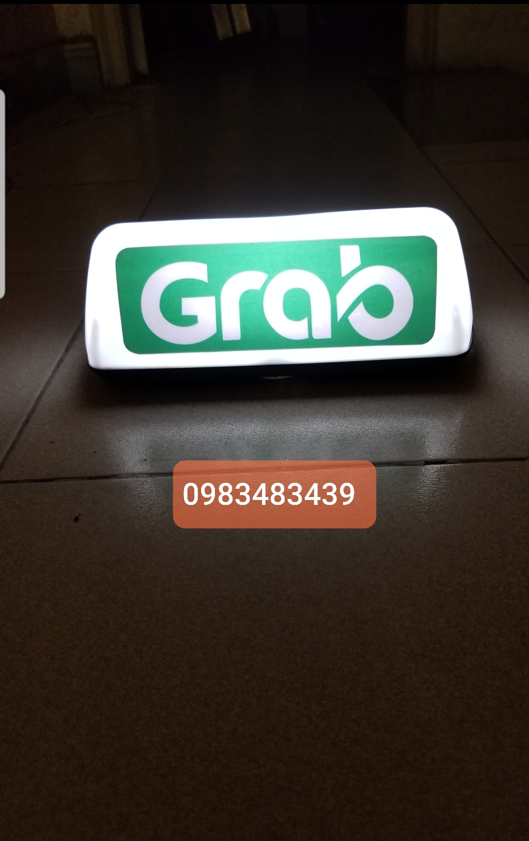 Đèn mào taxi sạc pin nam châm