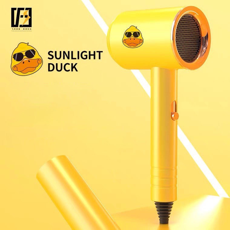 Lucky Duck 1200W 2-Way Hot and Cold Noiseless Hair Dryer