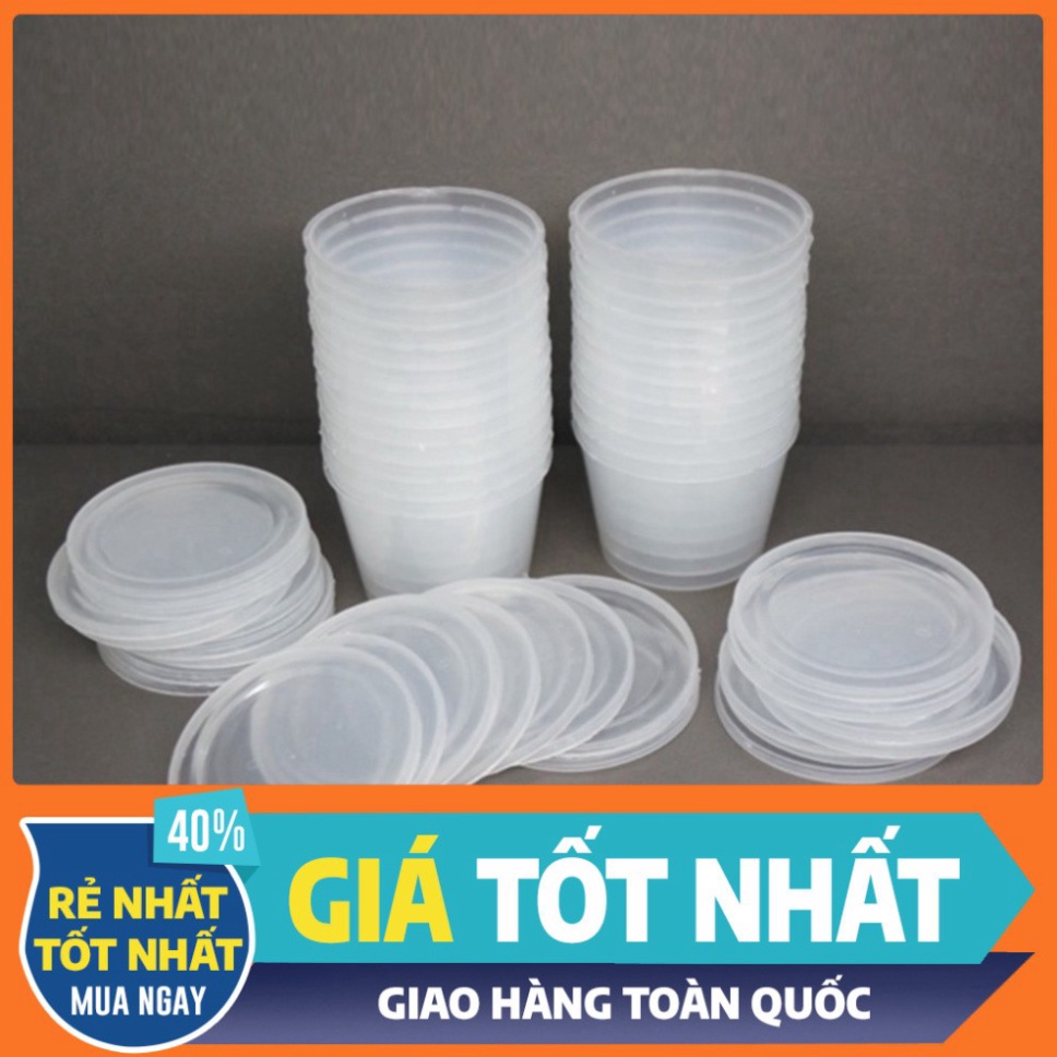 Combo 10 cốc nhựa làm caramen loại lớn
