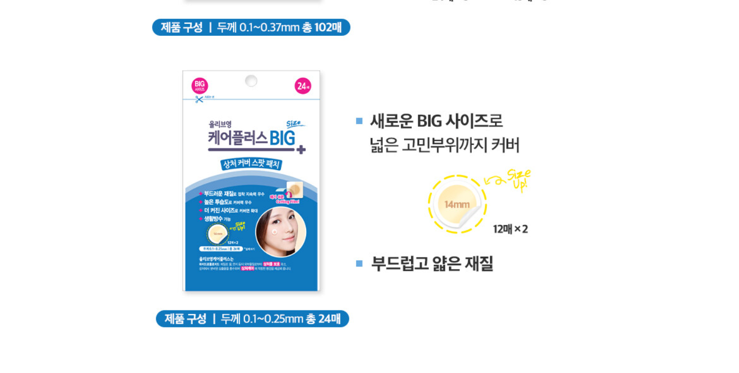 Miếng dán mụn Careplus của Olive Young