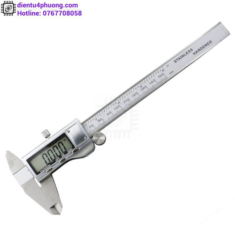 [HCM]Thước Kẹp Điện Tử 15cm Stainless Hardened