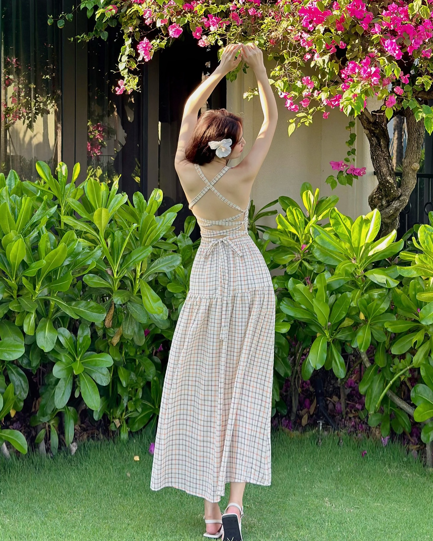 GOLA  - Đầm KATHRYN - Đầm dáng dài dây đan chéo sau lưng
