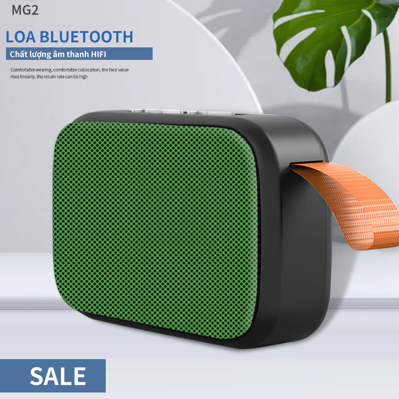 Loa Bluetooth Mini  Loa Cầm Tay Nhỏ Gọn Nghe Nhạc Không Dây Cắm Usb Và Thẻ Nhớ Gutek Charge G2