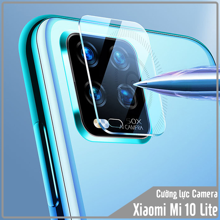[MUA 1 TẶNG 1] Kính cường lực Camera Xiaomi Mi 10 Lite