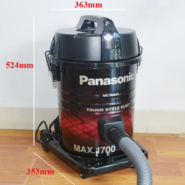 [Trả góp 0%]Máy hút bụi công nghiệp Panasonic MC-YL631RN46 (Giá áp dụng giao tại HN, HCM& các tỉnh liên hệ shop)
