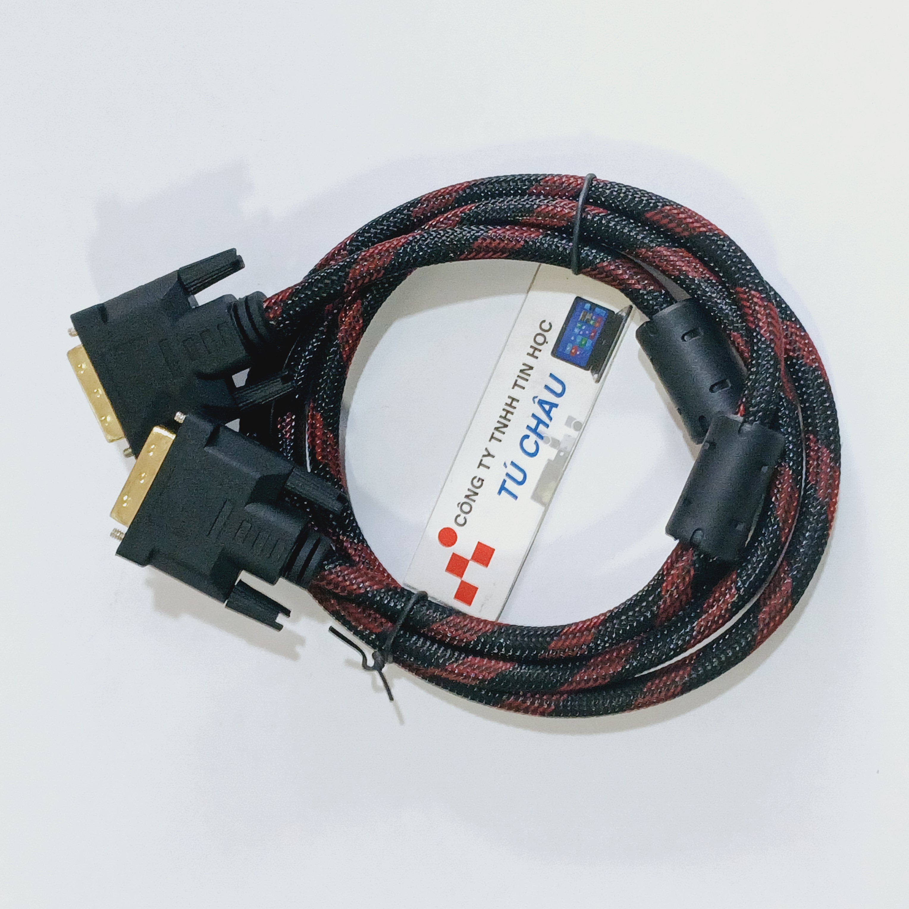 Cáp DVI / Chuẩn DVI - I (Chân kim 24 + 5) dài 1.5m (Cáp bọc vãi dù)
