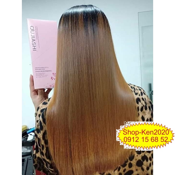 Kem duỗi ép tóc Hoa anh đào Oujiashi 3 in 1