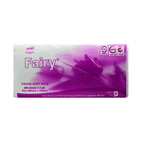 Khăn giấy lụa 2 lớp Fairy 280 tờ 200 x 195mm