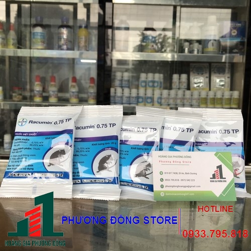 Thuốc diệt chuột dạng bột Racumin 0.75TP (gói 20g)