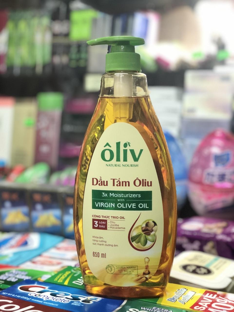 SỮA TẮM DƯỠNG DA OLIU OLIV NATURAL 650ML