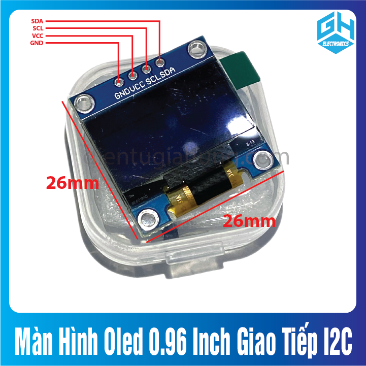 Màn hình Oled 0.96 inch giao tiếp I2C