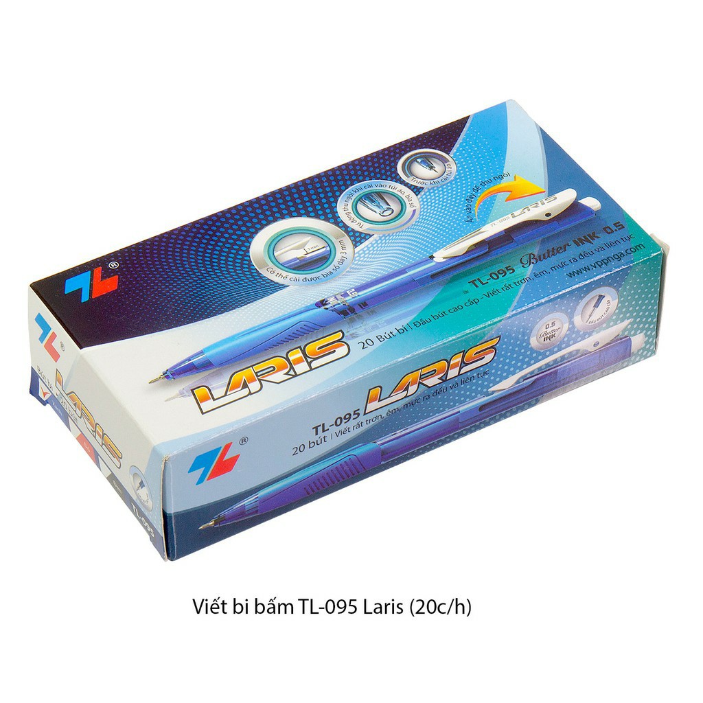 [HCM]Bút Bi TL 095 Laris xanh