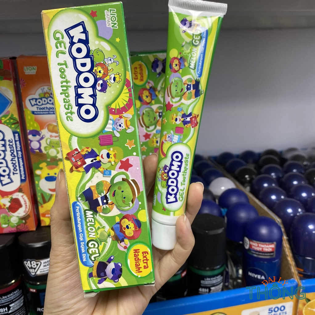 Kem Đánh Răng Trẻ Em Kodomo Toothpaste 45g (Nhiều Mùi)