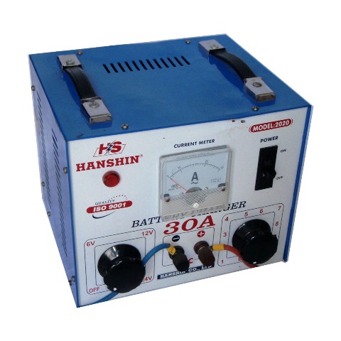 MÁY SẠC ẮC QUY HANSHIN 30A (BIẾN ÁP CÁCH LY, LÕI DÂY ĐỒNG) - (PDC-TECH)