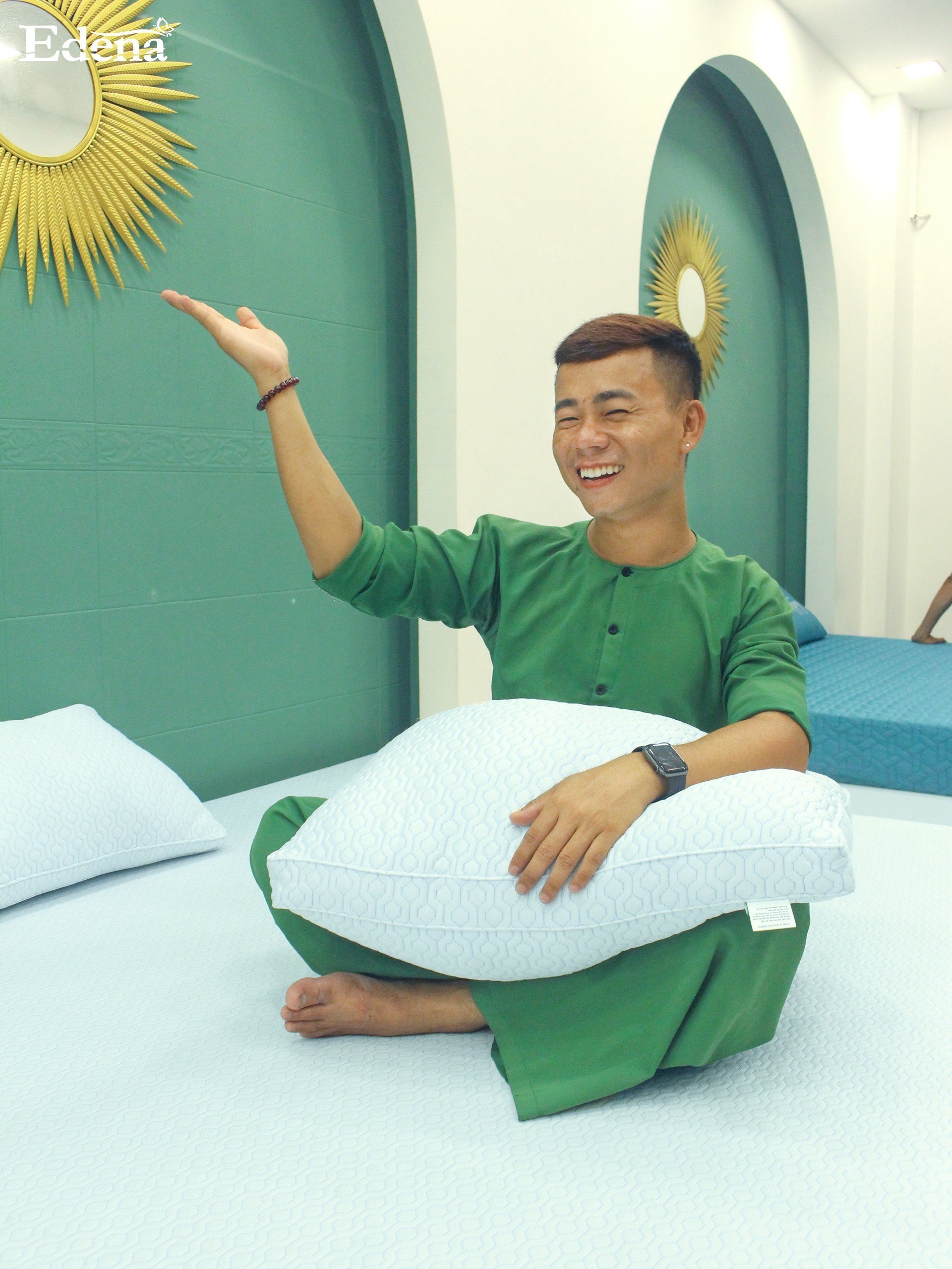 Nệm foam Edena Coolena-Bảo hành 5 năm-Êm ái - Mát Lạnh.