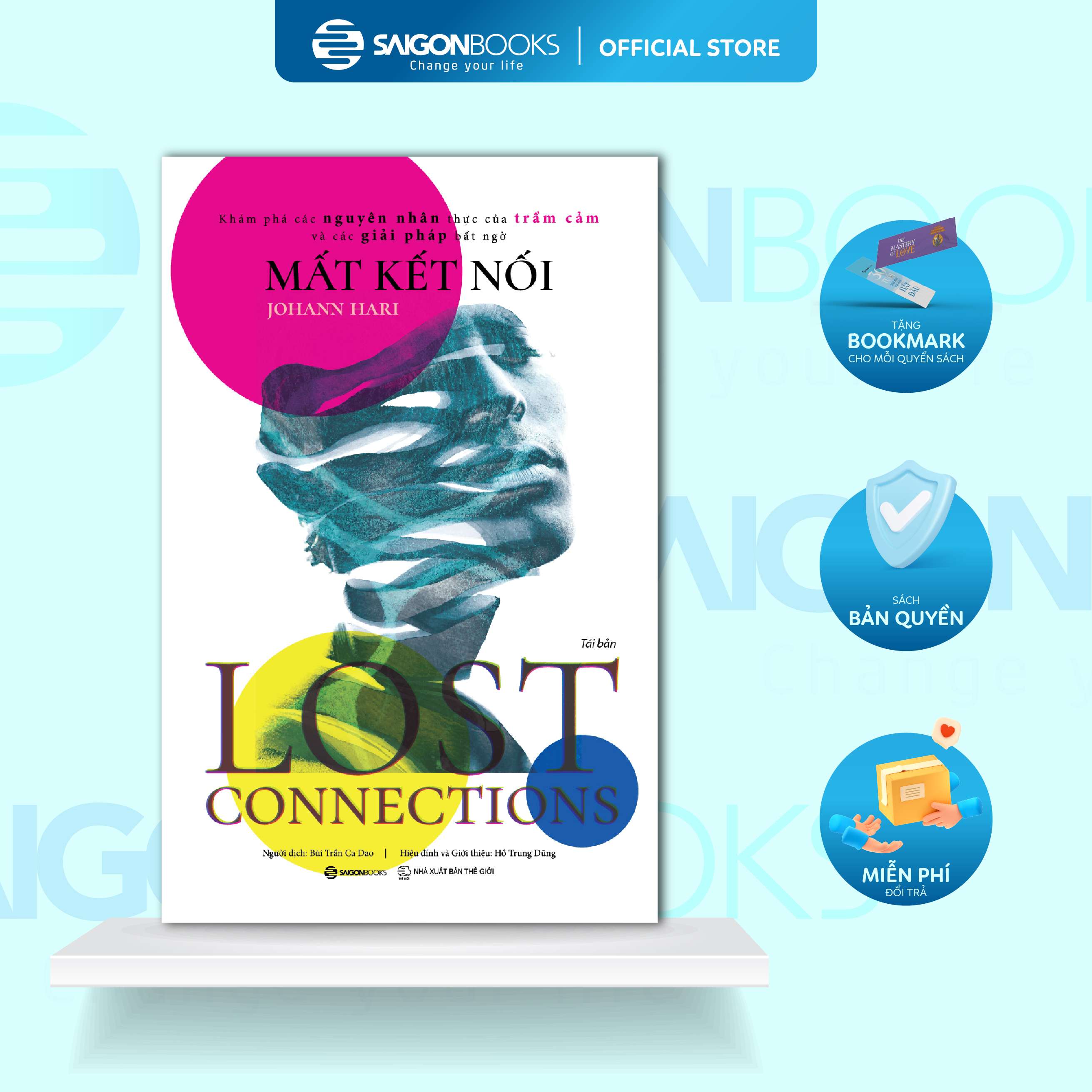 Sách - Mất kết nối (lost connections) - Tác giả: Johann Hari