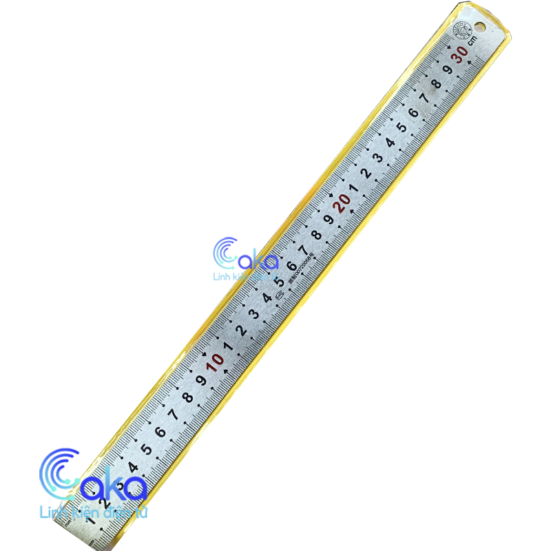 Thước kẻ sắt 30cm inox không gỉ
