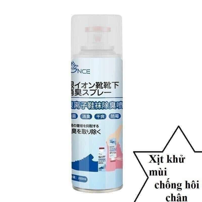 BÌNH XỊT GIÀY CHỐNG HÔI CHÂN NCE 260ML