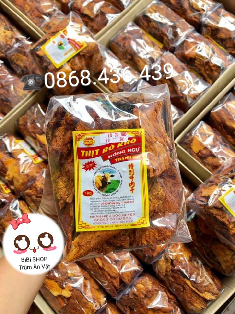 [HCM]Khô Bò Giòn Hồng Ngự 1kg