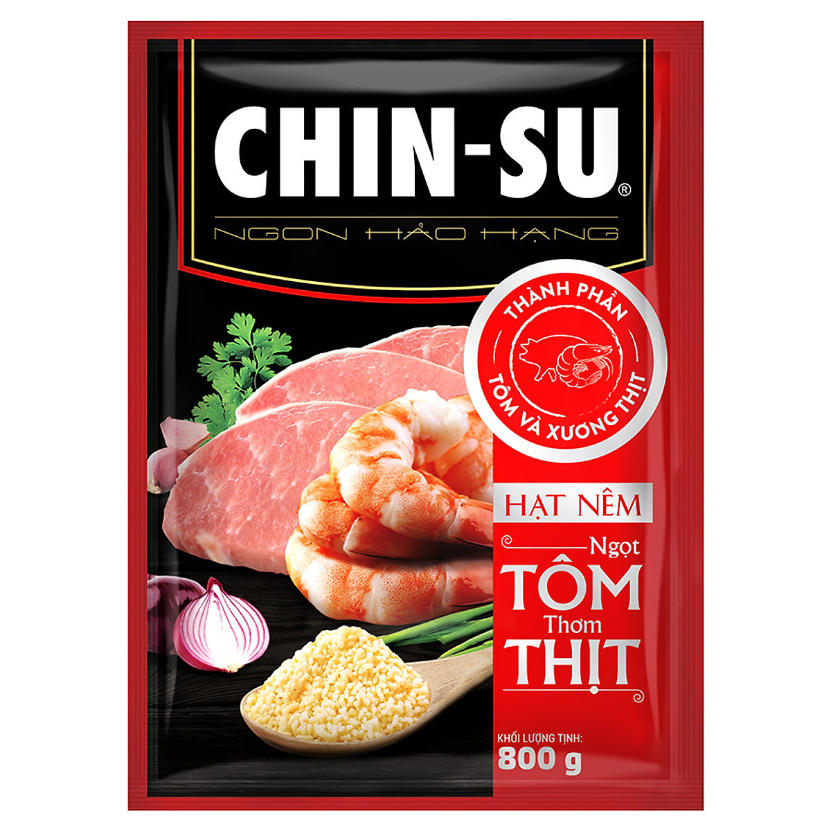 Hạt nêm ngọt tôm thơm thịt Chinsu gói 900g