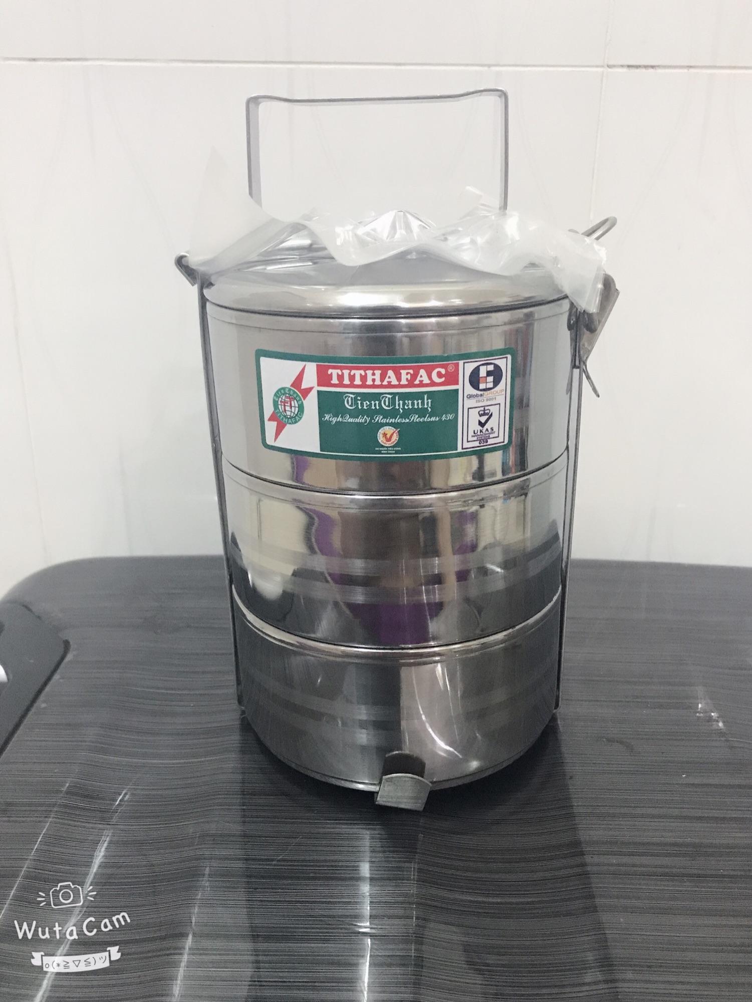 [HCM]Cà Mên Inox Tiến Thành 2-3-4 ngăn Size 14cm