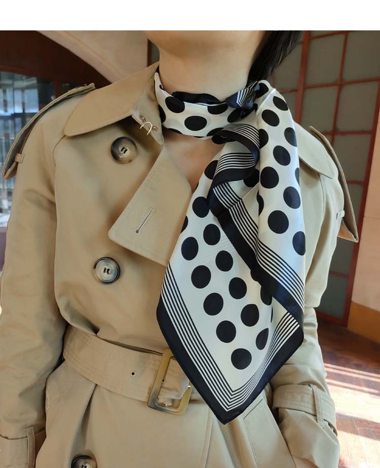 Shawl collar female silk scarf silk square 70 cm