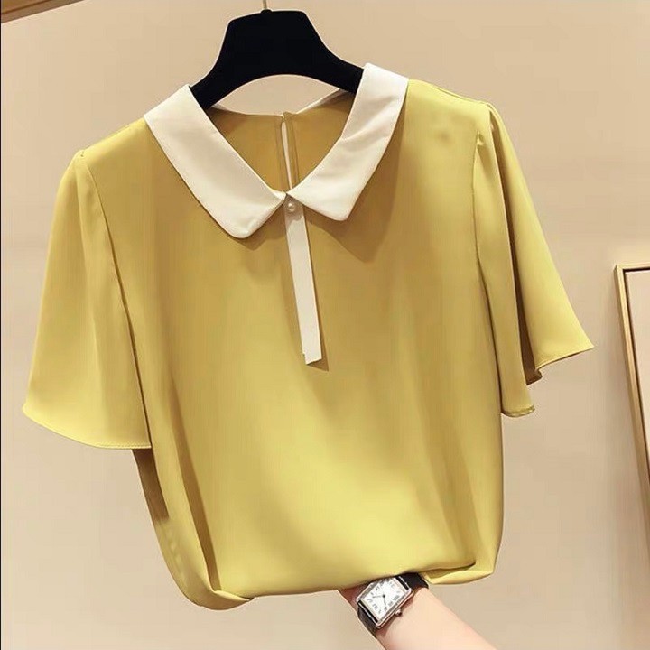 Áo Sơ Mi Cổ Sen Tay Loe  - AP0018