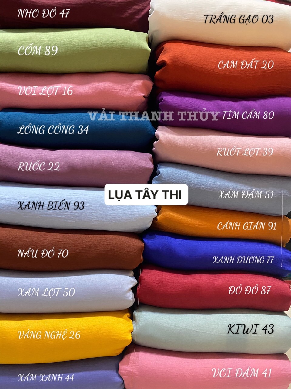 [HCM]VẢI LỤA TẰM ƯỚT( LỤA TÂY THI) -MAY ÁO DÀI-DÒNG VẢI CAO CẤP