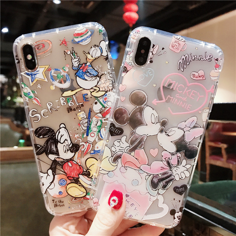 Ốp Lưng Silicon Chống Sốc Mickey