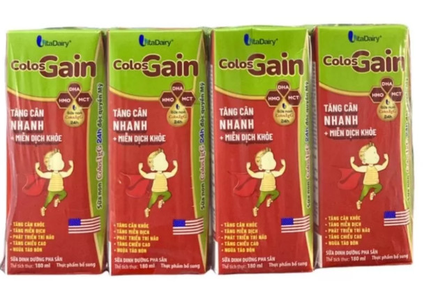 Thùng 48 Hộp Sữa Pha Sẵn Colos Gain 180ml.