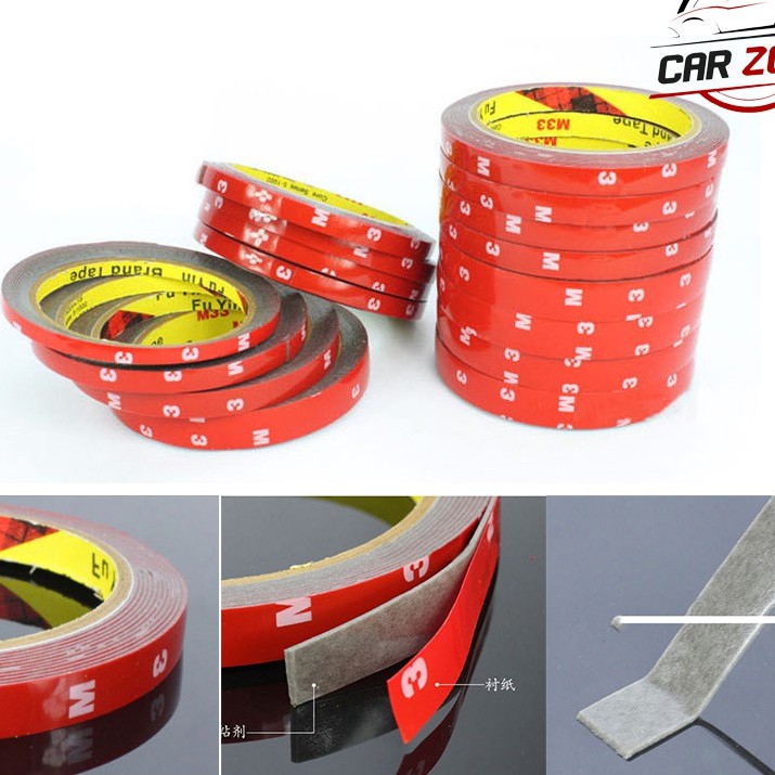 Băng Keo 2 Mặt Cường Lực 3M 4229P (Cuộn dài 30m) bản 2cm trong và đục siêu dính