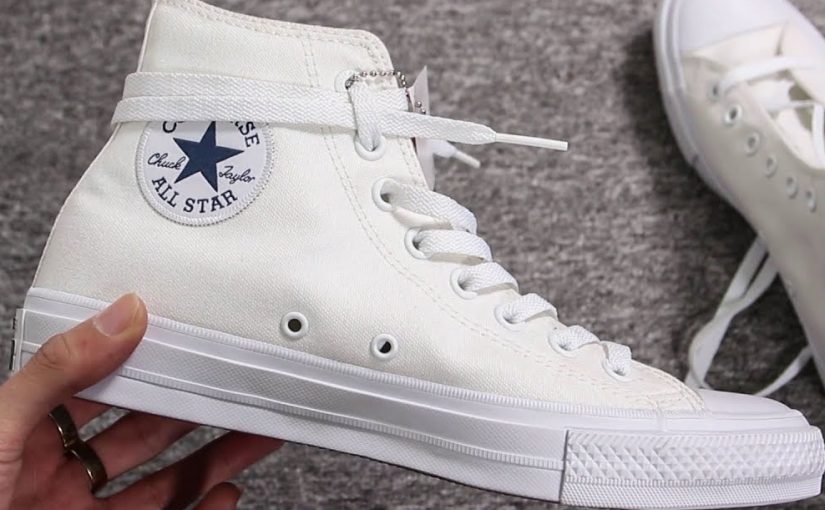 Giày Converse Chuck 2 Trắng Cổ cao Nam Nữ