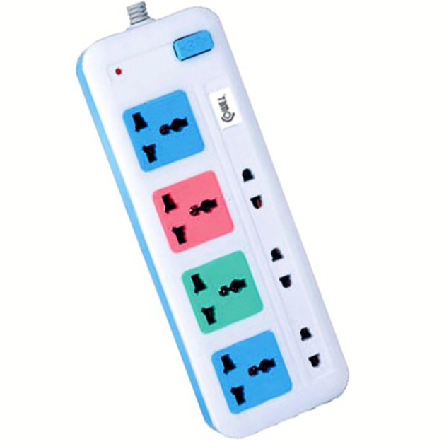 Ổ cắm nối dài Comet CES4433 (4 ổ cắm đa năng, 3 ổ cắm 2 chấu)