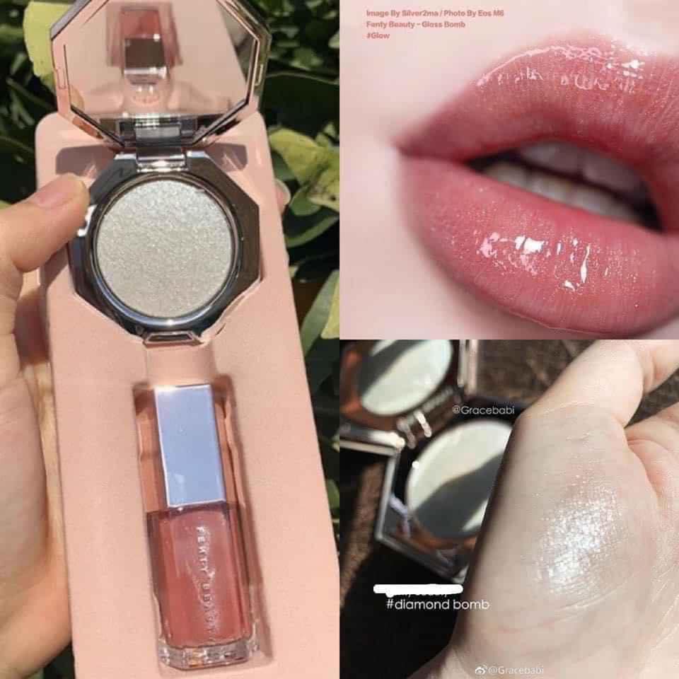 [HÀNG CHÍNH HÃNG-ĐỦ BILL] Set Highlight & Son Fenty Beauty