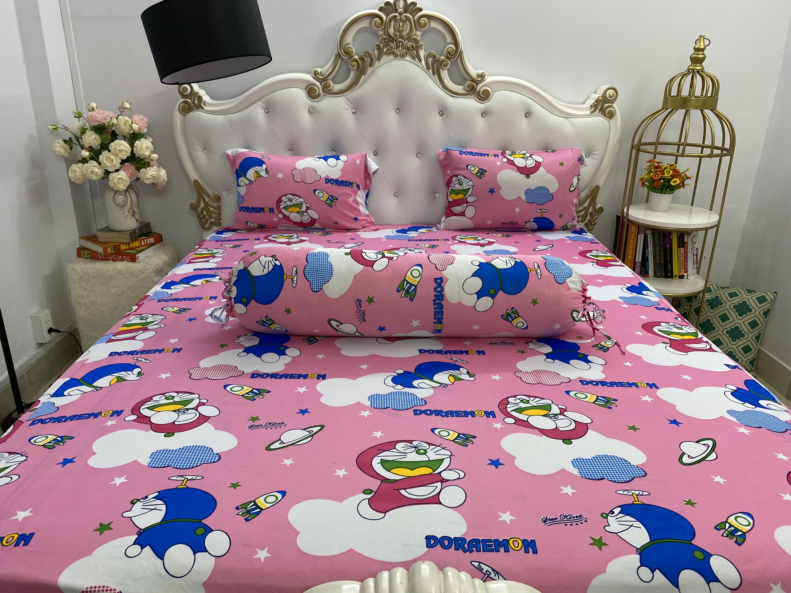 [HCM]Bộ drap thun Hàn Quốc mát lạnh {4 món}/ CÓ  bán ga lẻ