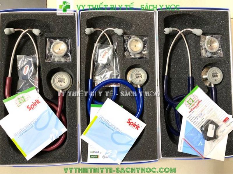 ỐNG NGHE 2 MẶT CK SS 601PF /Ống nghe y tế 2 mặt dòng Deluxe CK-SS601PF (xanh tím than)