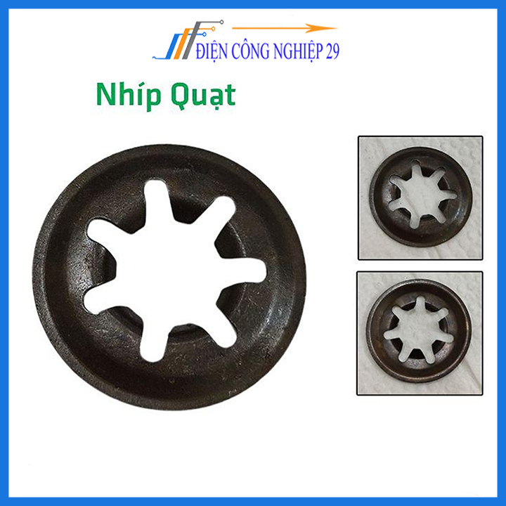 Nhíp quạt, phe chặn bạc quạt