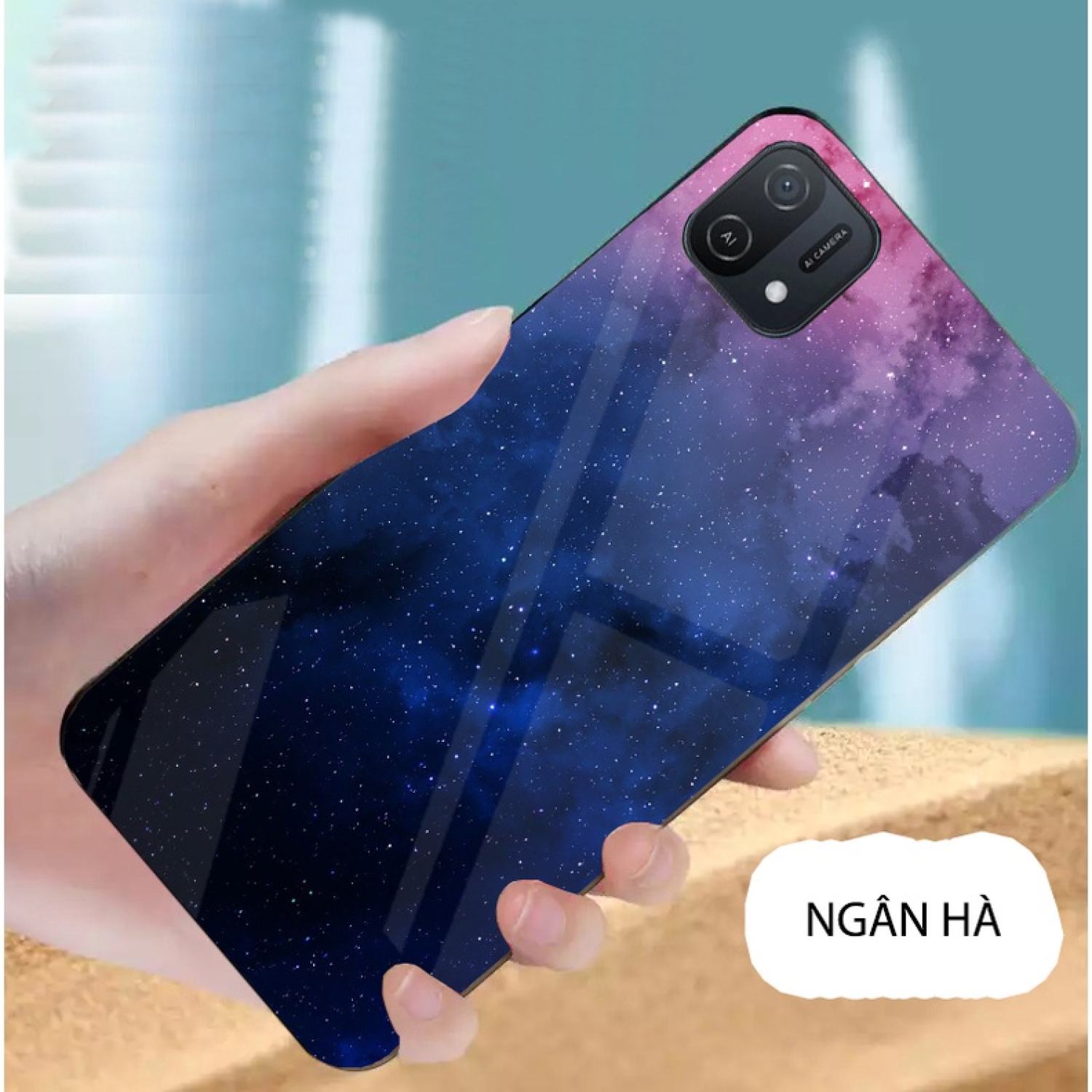 Ốp kính cường lực OPPO A16K Cao Cấp