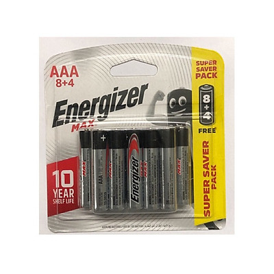 Pin Max 8+4 viên Energizer ( AA và AAA )