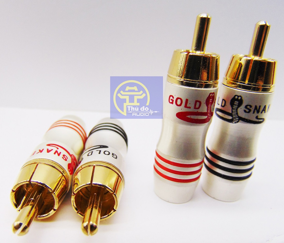 Bộ 4 jack av / jack hoa sen / jack bông sen gold snake