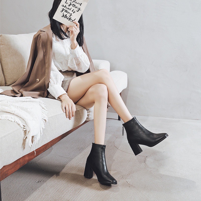 BỐT NỮ KHÓA DA MỀM MÃ 2809SIÊU ĐẸP, HOT TREND 5 PHÂN