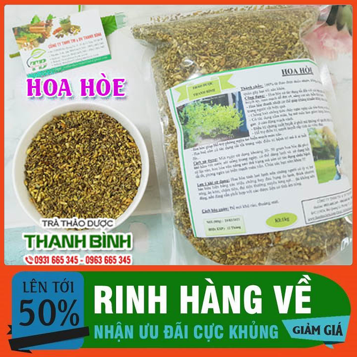 Hoa hòe khô 1kg hàng sấy khô cao cấp - đông y thanh bình