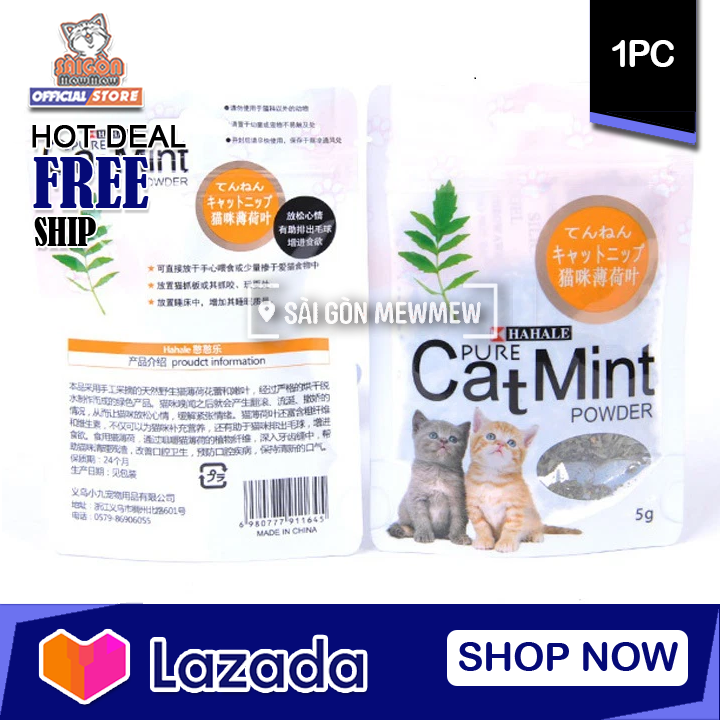 Catnip for Cats Catmint in Packets – Catnip Helps Relax and Stimulate Play