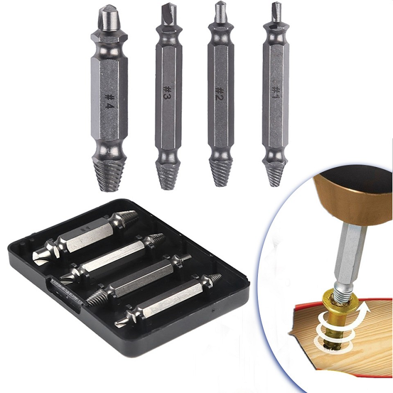 [Hcm]Set of 4 Speed Out Drill Bits