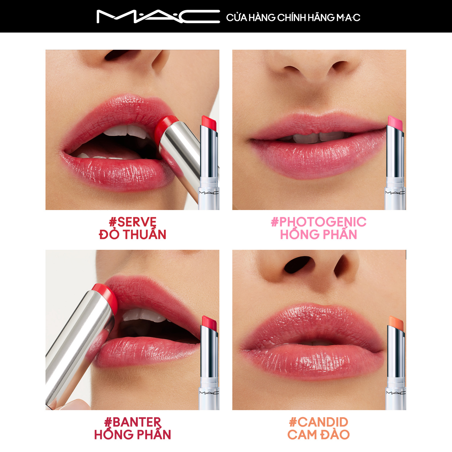 Son dưỡng có màu MAC Glow Play Tendertalk Lip Balm | Dưỡng ẩm với công nghệ đổi màu theo độ pH