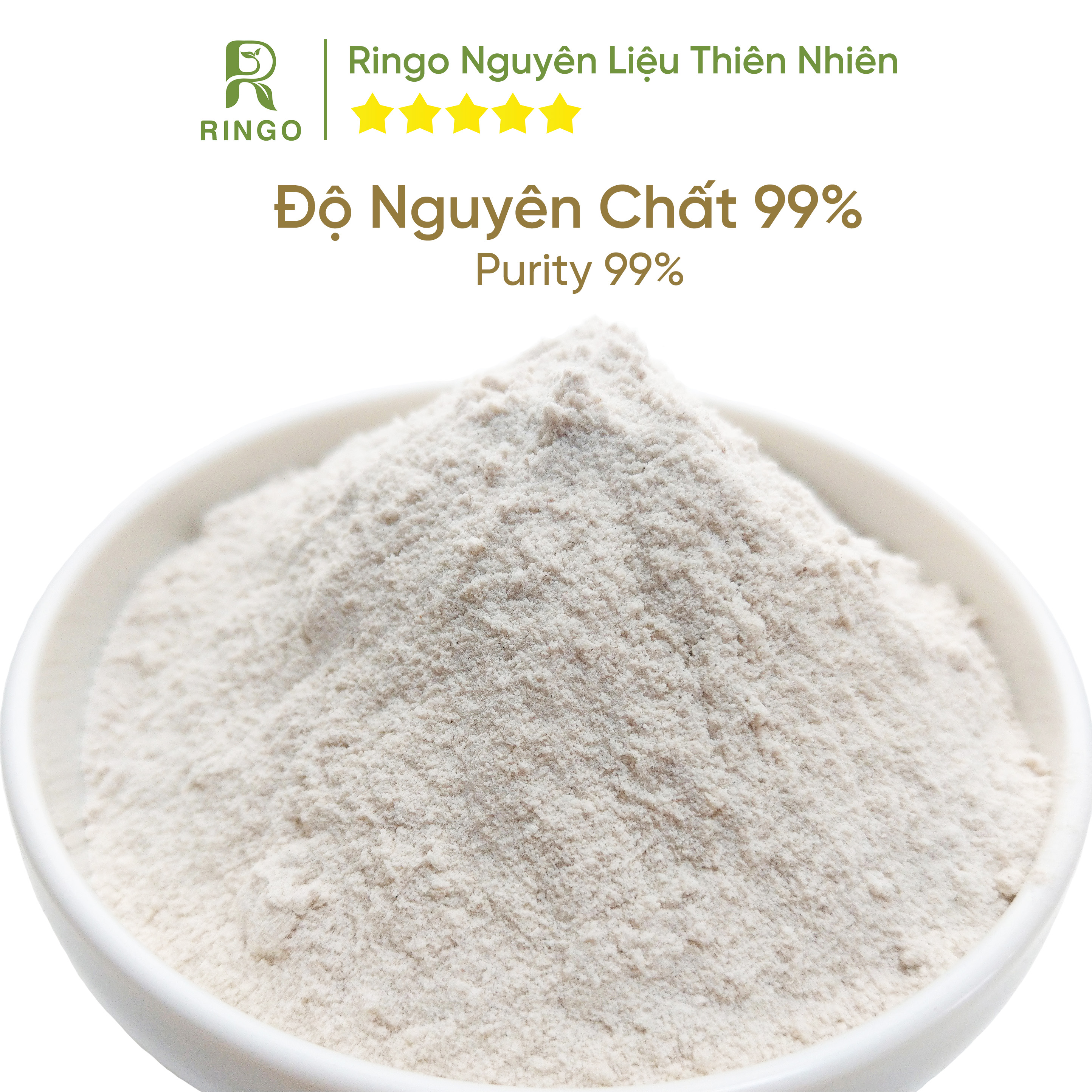 Bột Vỏ Hạt Mã Đề (Nguyên chất/Keto/LowCab) - Psyllium Husk Powder