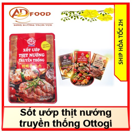 Sốt ướp thịt nướng truyền thống Ottogi gói 80g
