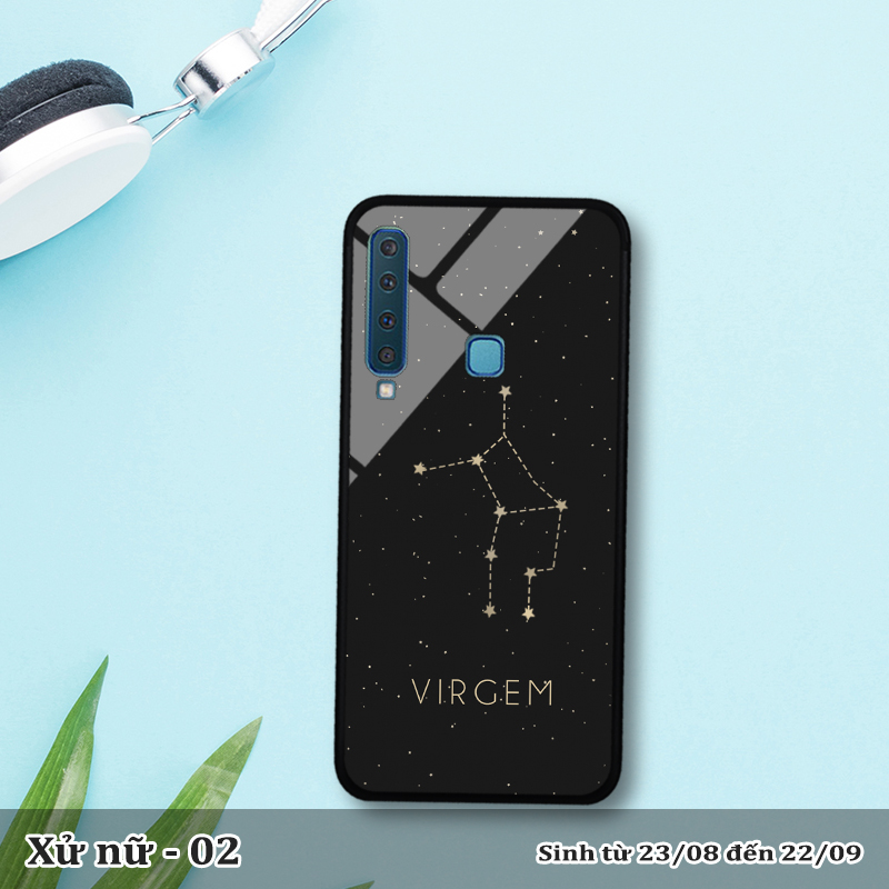 Ốp kính SAMSUNG A9 2018 in cung hoàng đạo